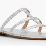 Talbots SADIE BRAIDED SLIDES WHITE SIZE 7 Photo 1