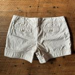 Gap tan floral flat front size 6 chino preppy vacationcore shorts Photo 2