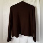 Jaclyn Smith Vintage  size large brown tan suede sweater Photo 6