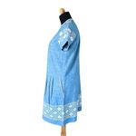 Madewell Chambray Sunstitch Tunic Dress Blue White Embroidered XS
Style A4752 Photo 7