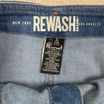 REWASH  Brand Vintage Reunion Jean Button Front Mini Skirt Light Wash Y2K Size 25 Photo 1