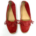 Marc Fisher  LTD Cathy‎ Fringe Espadrille Flat Red Photo 3