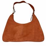 Hobo International Cognac Nubuck Leather Bucket Bag Shoulder Bag Purse Photo 3