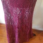 Marina Maroon Prom Dress Size 10 Photo 5