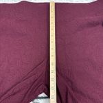 Torrid  Women's [Size 3‎ XL] Burgundy Paisley Print Knit Pants Stretch Leggings Photo 6