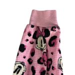 Disney Minnie Mouse Pink Textured Loungewear Jogger Pajama Pants Womens Small Photo 5