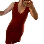 Black Swan  rust form fitted dress Photo 0