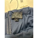 Alex Evenings Lace and Satin Gown In Midnight. Size 6 Photo 4