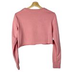 Tommy Hilfiger Light Pink Multicolor Logo Cropped Sweatshirt XS Photo 1