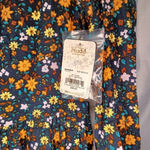 Mudd floral long sleeve square neck swing Hippie dress NWT Photo 4