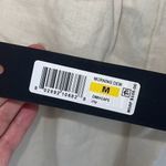 Donna Karan Womens Paperbag Waist Cuffed Linen Pants Morning Dew Medium NWT Photo 6