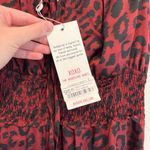 Buddy Love Crimson and Black Dress Red Size L Photo 3