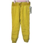NWT Goodthreads Women's Fleece Jogger Sweatpants in Mustard XS Yellow Photo 7