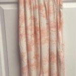 Shinestar Peach/White Tie Dye Wide Leg Jumpsuit Size Medium Photo 0