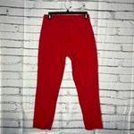 Old Navy Red Straight Leg Pants Y2K High Rise/Waist Business Casual SZ 8 Retro Photo 8