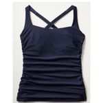 Athleta ‎ Square Neck Bra Cup Tankini Sz 34B/C in Black NEW Photo 2