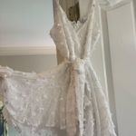 Selfie Leslie  White Dress Mini Ruffle Photo 0