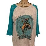 Southern Grace  TOP “ Hold Your Horse” XL long lace  like  sleeves Photo 0