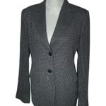 Max Mara  Women’s Blazer Jacket Size 8/ IT 42 Black Gray Virgin Wool Made in Italy Photo 0