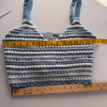 Hollister Blue and White Striped Knit Top‎ Photo 8