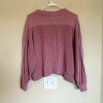 Varley Lyle Top Women Meidum Pullover Sweatshirt Mesa Rose Photo 4