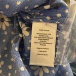 Talbots Blue Wave Daisy Dots Wrap Top Blouse Sz SP Petite cute long sleeve - NWT Photo 5