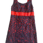 Betsey Johnson  Vintage Purple Lace Bow Dress Size 2 Photo 0