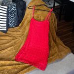 Givenchy New 4G Guipure Lace Dress in Red Photo 2