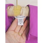 Athleta Quiet Luxury Oversized Button-Up Shirt Medium Purple Performance Travel Photo 5