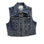 Life in Progress  Sleeveless Cropped JEAN JACKET S Photo 3