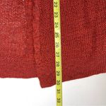Maurice's Burnt Orange Open Front Lattice Back Knit Cardigan Photo 7