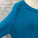 Avenue Blue Relaxed Sweatshirt with Reversed Stitching Size undefined Photo 1