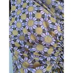 Urban Outfitters UO Shona Cinched Cropped Mesh Top Floral Retro Sheer Sz Large Photo 6