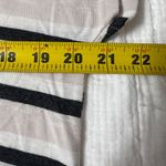 Cyrus  Woman’s Striped Short Sleeve Shark Bite Shirt size Large Photo 3