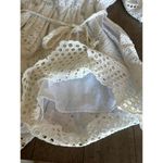 Misa Los Angeles The Joanna Cotton Eyelet Romper in White Women’s size Medium Photo 13