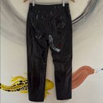 VERO MODA  Glossy black high rise straight leg patent pleather pants Photo 1