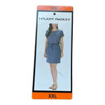 Hilary Radley Short Sleeve Dress Tie Waist Blue Stripe Women Plus Size XXL NWT Photo 7