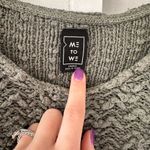 Me to We Distressed Knit Green Sweater Photo 2