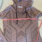 Stylish‎ Geometric Long Sleeve Hoodie Brown Size L Photo 7