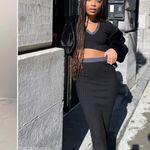 437 THE GAIA MIDI SKIRT / Gray Photo 2