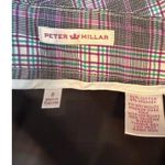 Peter Millar  Plaid Skirt Women's Size 8 Purple Green White Pockets Pleated Photo 2