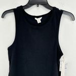 Caslon Nordstrom Women's Ribbed Tank Top Black Sleeveless Basic Casual Top NWT Photo 1
