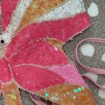 Amazon Y2K sequins butterfly crop top corset lace up adjustable colorful fairy vneck Photo 5