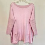 Lilly Pulitzer Cobo Sweater Women's Large Heathered Pink Tropics Tint Boat Neck Photo 2