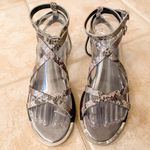 Paige NEW Thea Snakeskin Embossed Ankle Strap Sandal Size 7.5, MSRP $238 Photo 3