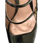 Gucci Lisbeth Black Patent Leather Triple Strap Mary Jane Heels IT 38 / US 8 Photo 8