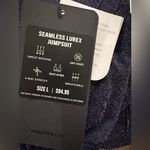 Wild Fable Fabletics SEAMLESS LUREX JUMPSUIT Deep Navy Sparkle Large NWT Photo 4