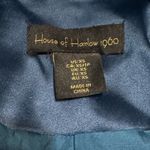 House of Harlow 1960 Blue Satin Cropped Blazer (XS) Photo 2