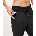 Lululemon  Dance Studio Crop 25" Black Jogger Pants Womens 8 Relaxed Athleisure Photo 3