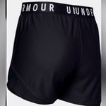 Under Armour Play Up 3.0 Women’s Size XXS 100% Poly Black Athletic Shorts Photo 3